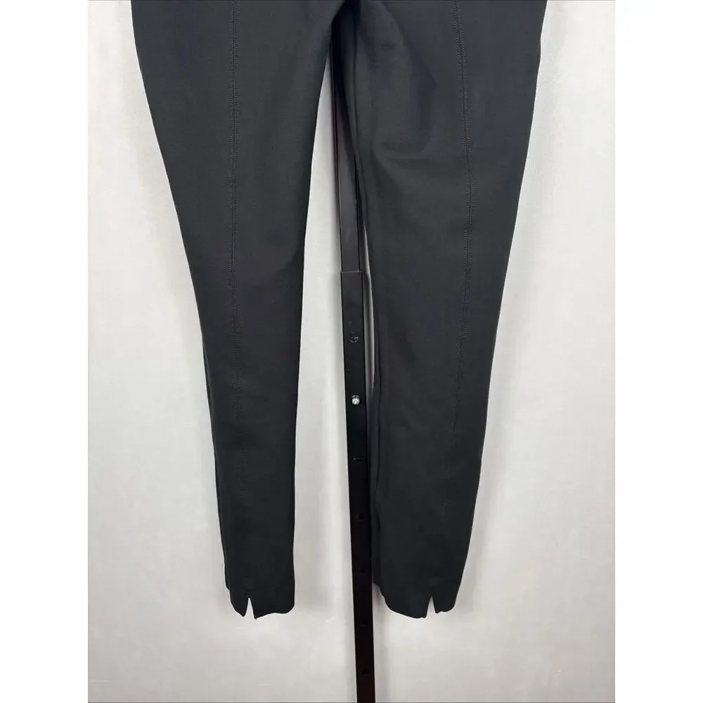 Spanx The Perfect Pant Ankle Sz Small Tall Back Seam Black Ponte Pull On Stretch - Picture 8 of 11